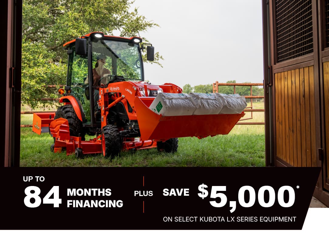 Save on Select LX Series Tractors